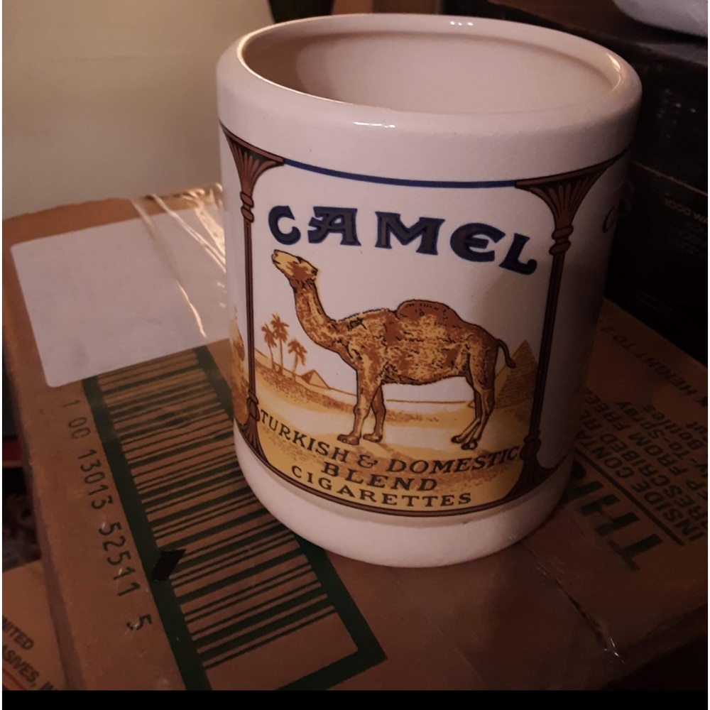 vintage camel cigarettes mug